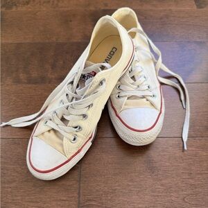 White Low Top Converse